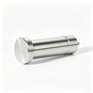 Custom Broad-Flange Cylindrical CNC Pin — representative custom component view 1