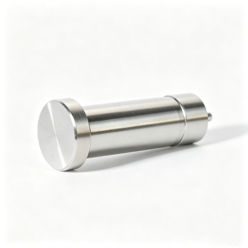 Custom Broad-Flange Cylindrical CNC Pin — representative custom component view 1 Custom Broad-Flange Cylindrical CNC Pin — representative custom component view 1