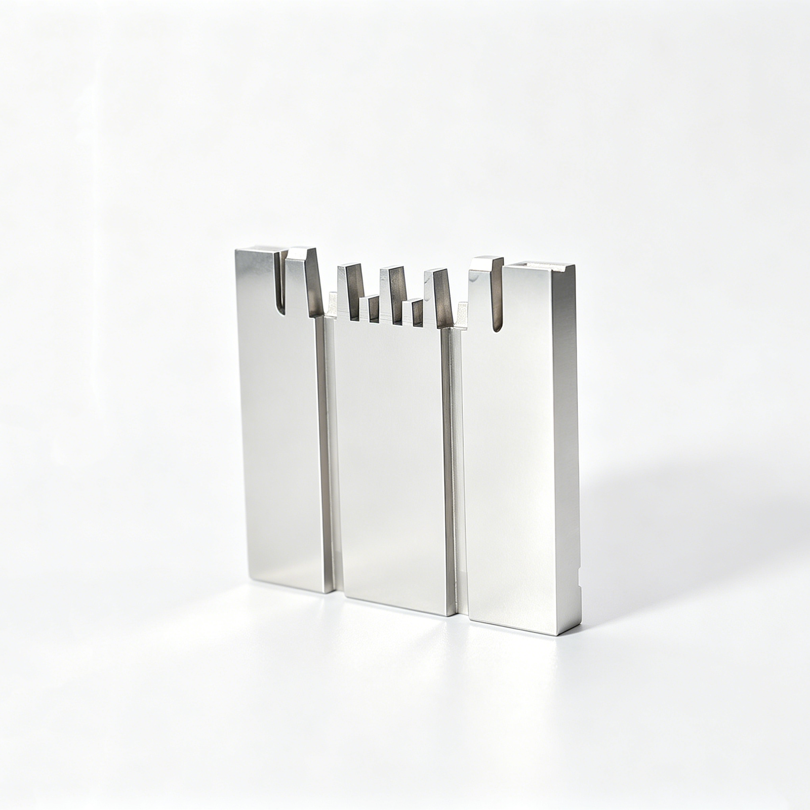 Custom Comb-Edge Triple-Channel Mold Plate — representative custom component view 2