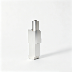 Custom Cylindrical-Tip Rectangular Insert — representative custom component view 1