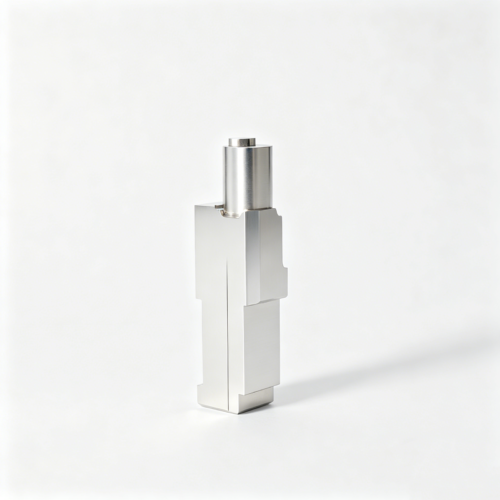 Custom Cylindrical-Tip Rectangular Insert — representative custom component view 1 Custom Cylindrical-Tip Rectangular Insert — representative custom component view 1