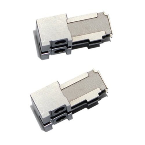 Custom Dual-Slot Stepped Insert Block — representative custom component view 1 Custom Dual-Slot Stepped Insert Block — representative custom component view 1