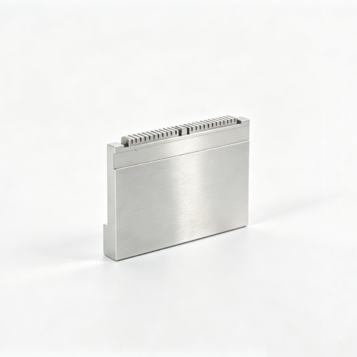 Custom Fine-Comb Rectangular Mold Insert — representative custom component view 1 Custom Fine-Comb Rectangular Mold Insert — representative custom component view 1