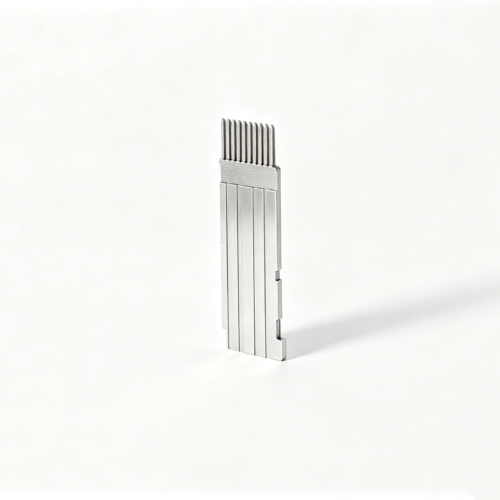 Custom Long-Fluted Tooth-Top Insert — representative custom component view 1 Custom Long-Fluted Tooth-Top Insert — representative custom component view 1
