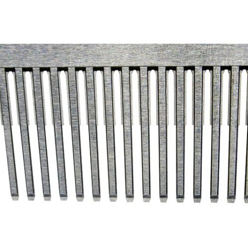 Custom Long-Prong Comb Tooling Insert — representative custom component view 1 Custom Long-Prong Comb Tooling Insert — representative custom component view 1