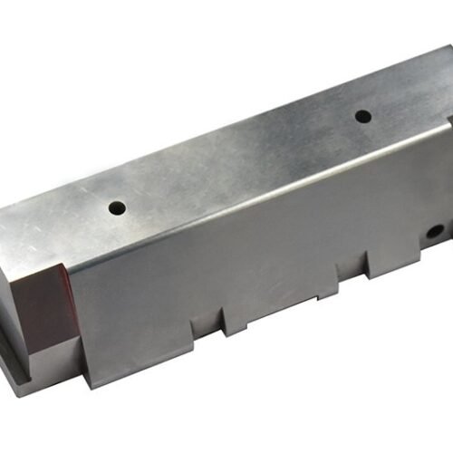 Custom Long Stepped Tooling Rail Block — representative custom component view 1 Custom Long Stepped Tooling Rail Block — representative custom component view 1
