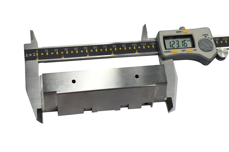 Custom Long Stepped Tooling Rail Block — representative custom component view 2