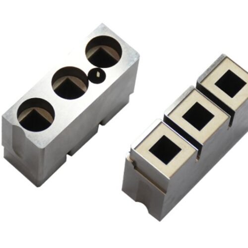 Custom Multi-Bore Precision Tooling Block — representative custom component view 1 Custom Multi-Bore Precision Tooling Block — representative custom component view 1