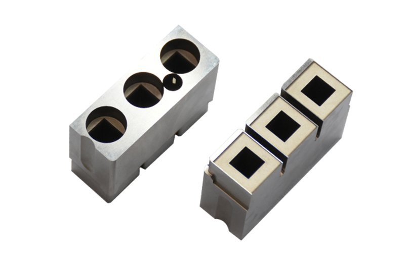 Custom Multi-Bore Precision Tooling Block — representative custom component view 1