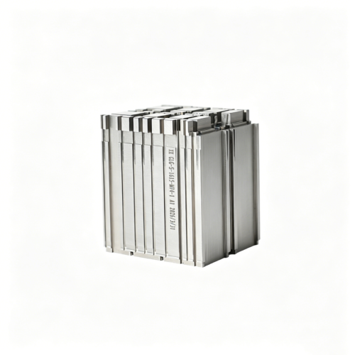 Custom Multi-Channel Mold Insert Block — representative custom component view 1 Custom Multi-Channel Mold Insert Block — representative custom component view 1
