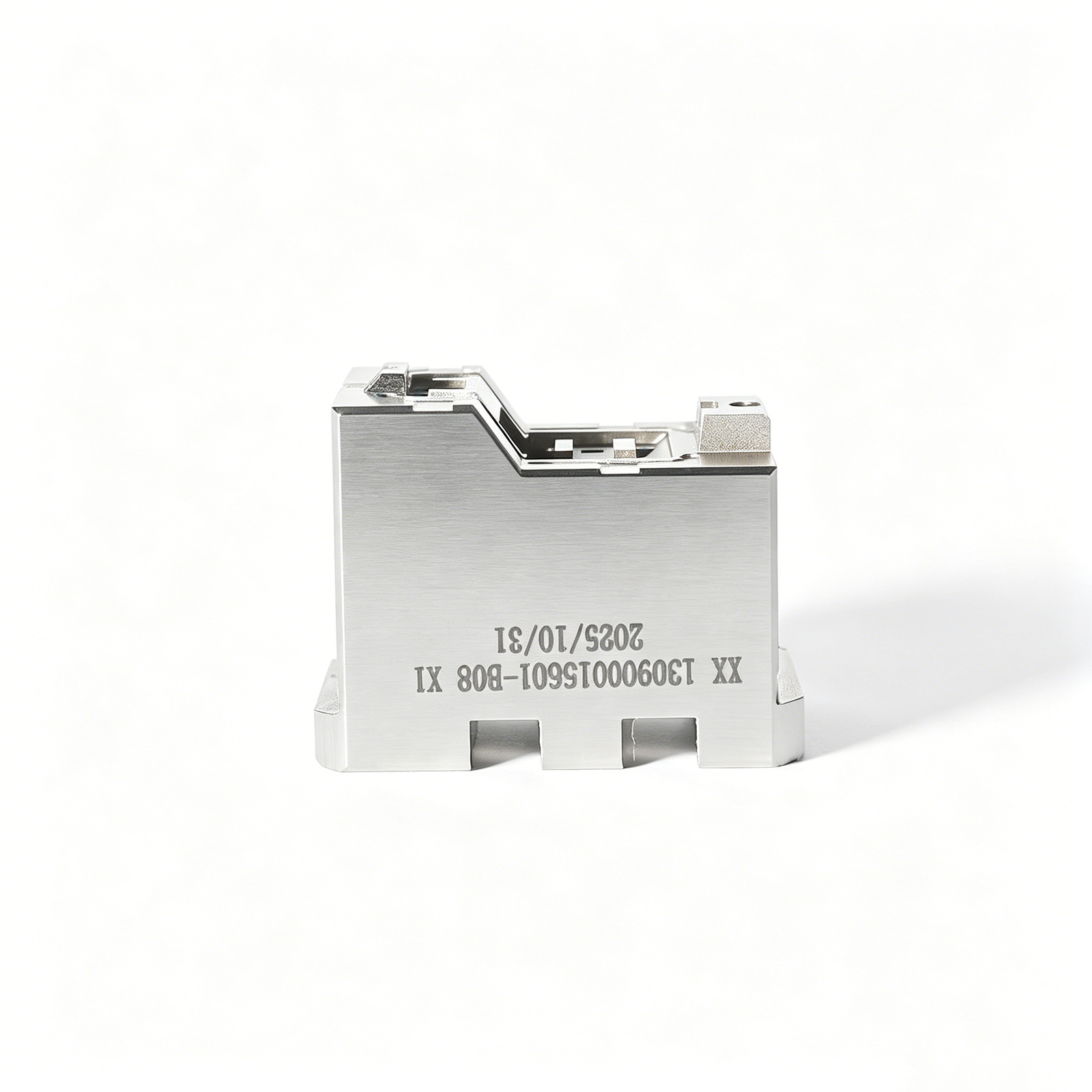 Custom Notched Top Precision Mold Block — representative custom component view 2