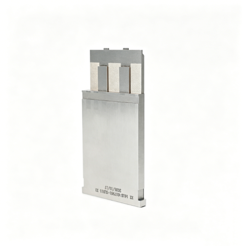 Custom Parallel-Prong Mold Insert — representative custom component view 1 Custom Parallel-Prong Mold Insert — representative custom component view 1