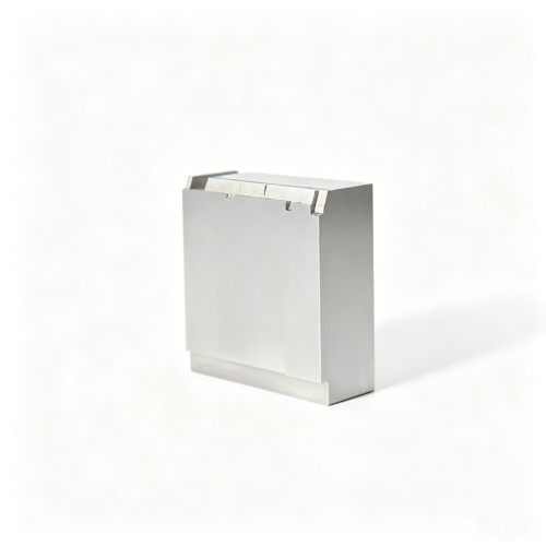 Custom Rectangular Core Insert with Edge Grooves — representative custom component view Threaded Mold Core Inserts — DFM-Reviewed CNC | SUUXIANG
