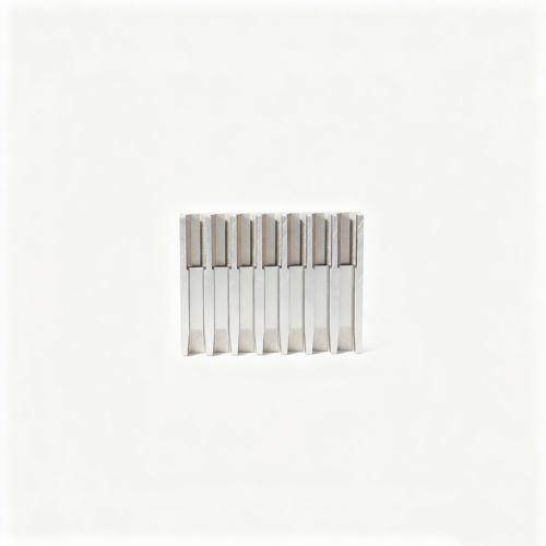 Custom Repeated-Bar Connector Mold Insert Direction — representative custom component view 1 RF and Coaxial Connector Mold Inserts — DFM | SUUXIANG