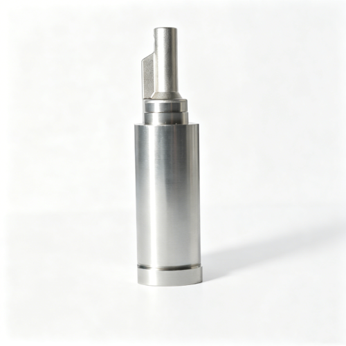 Custom Side-Lug Stepped CNC Cylinder — representative custom component view 1 Custom Side-Lug Stepped CNC Cylinder — representative custom component view 1