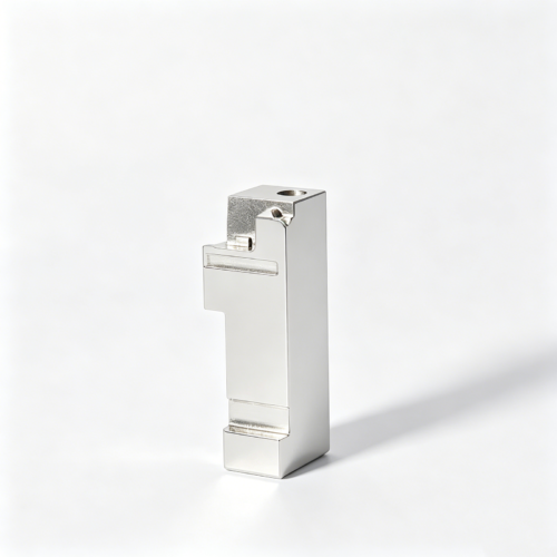 Custom Side-Step Bored Mold Insert — representative custom component view 1 Custom Side-Step Bored Mold Insert — representative custom component view 1
