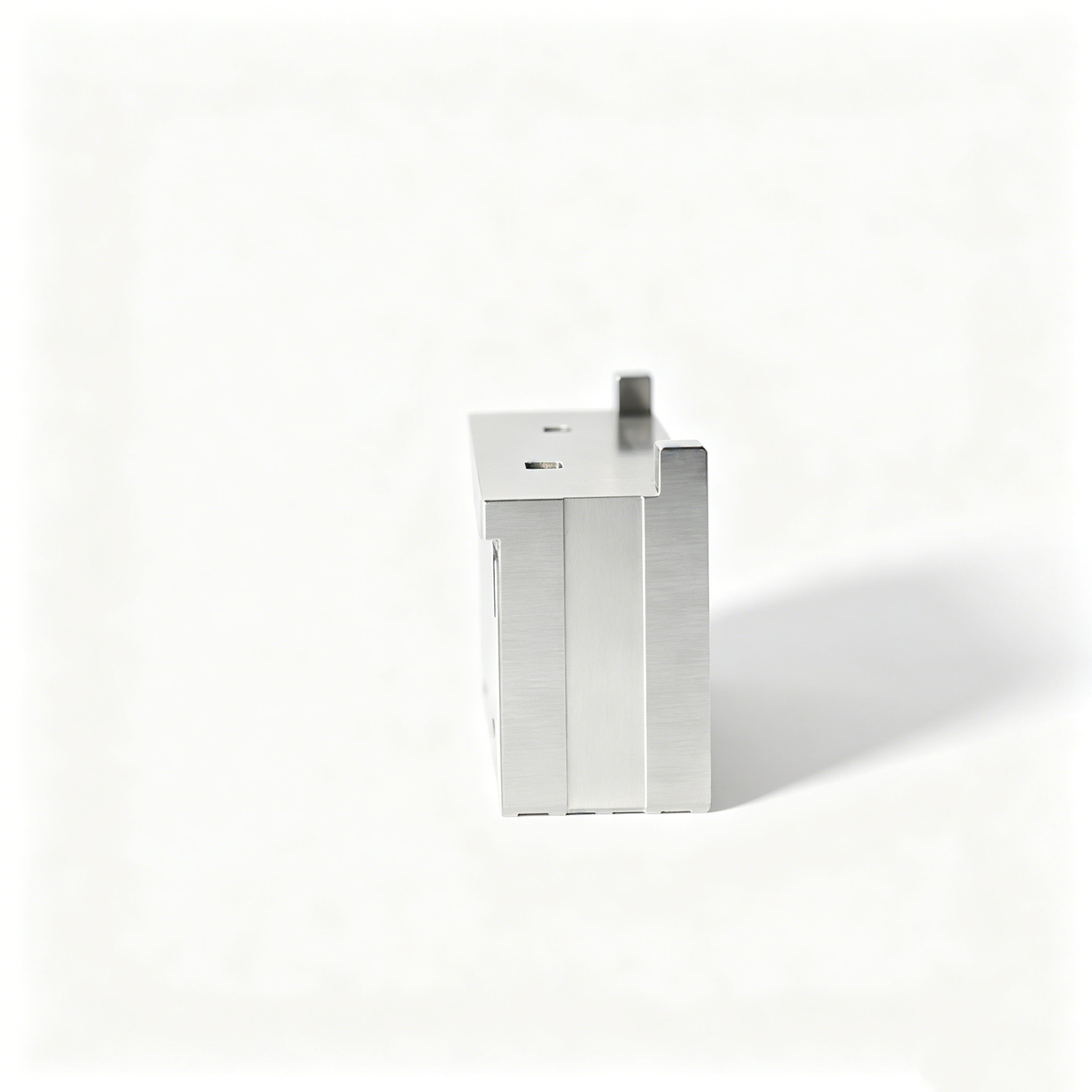 Custom Twin-Hole Rectangular Tooling Block — representative custom component view 2