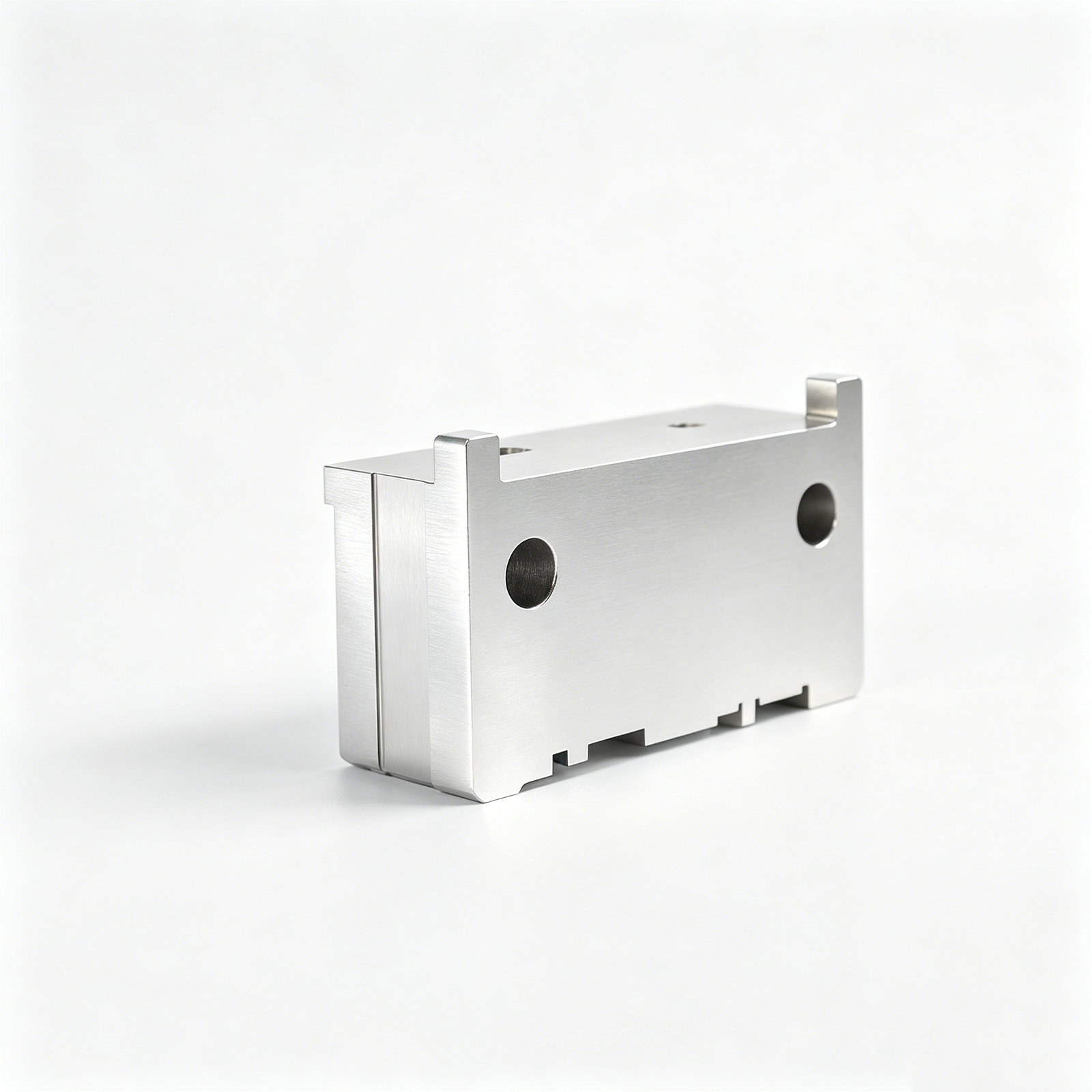 Custom Twin-Hole Rectangular Tooling Block — representative custom component view 4