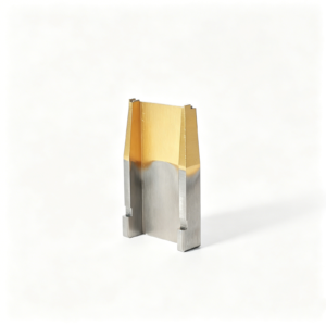 Custom Two-Tone Tapered Tooling Insert — representative custom component view 1