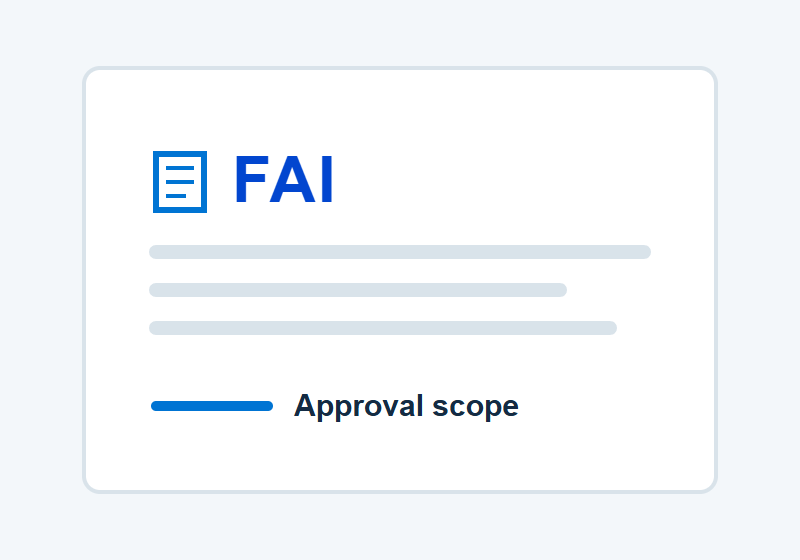 First-Article Evidence