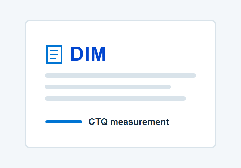 Dimensional Inspection Report